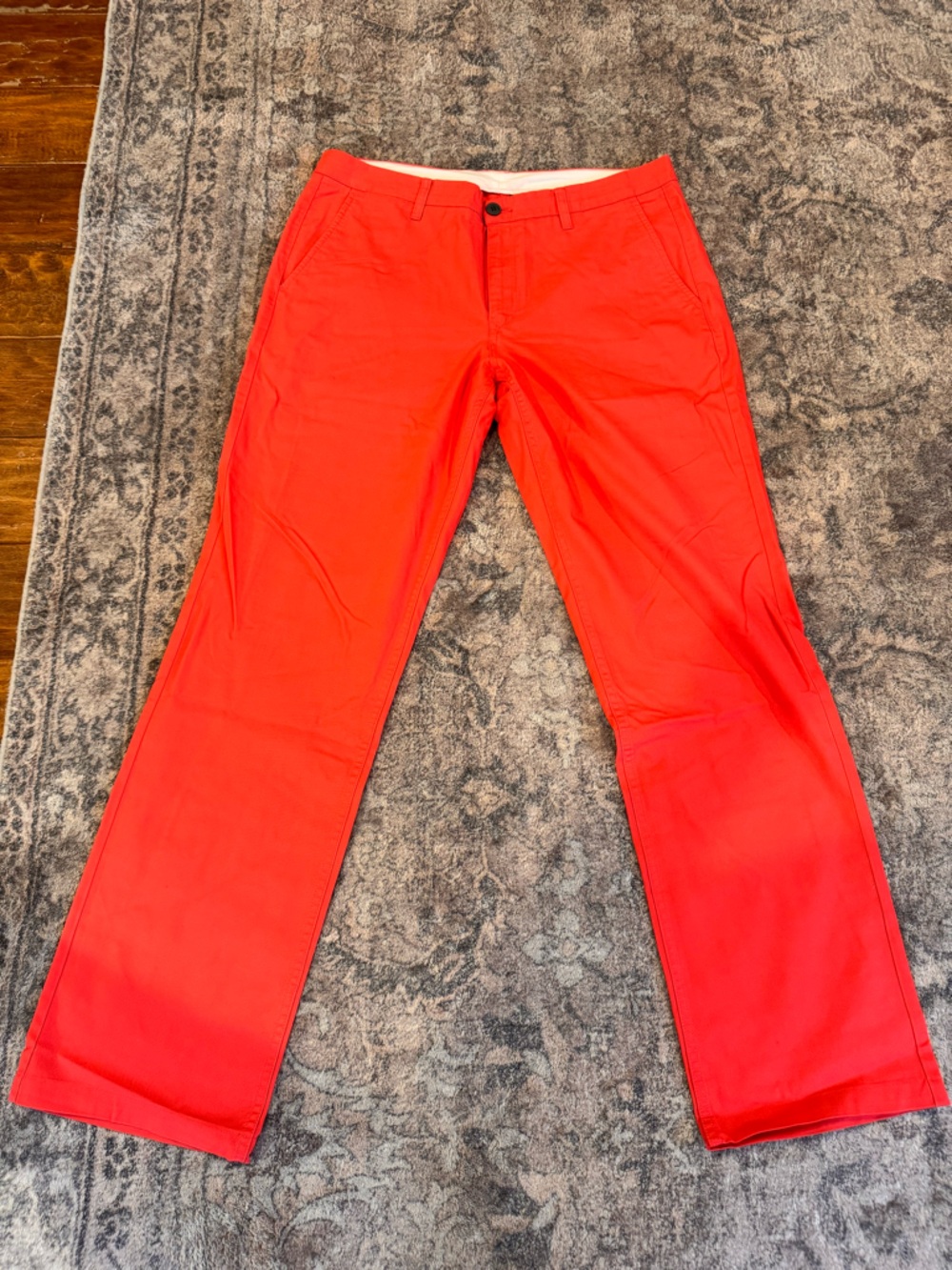 Bonobos Vibrant Coral-Red Men's Chinos